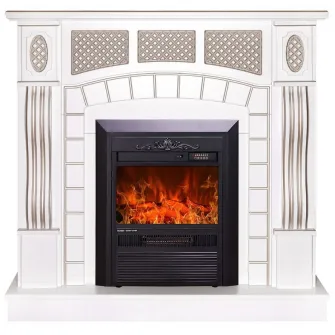 Semineu electric Art Flame Amsterdam & Cristina White
