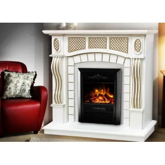 Semineu electric Art Flame Amsterdam & Cristina White