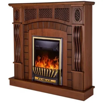 Semineu electric Art Flame Amsterdam & Meridian Nut