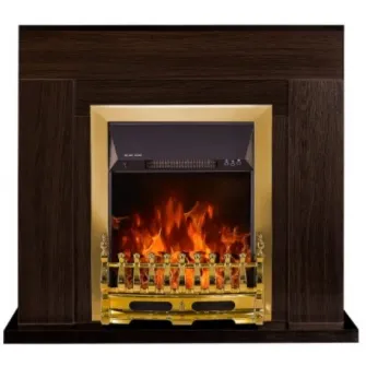 Semineu electric Art Flame Agnes & Galileo Gold Wenge