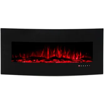 Semineu electric Art Flame Archy Black