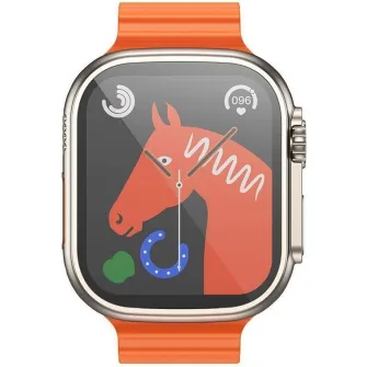 Smartwatch Hoco Y12 Ultra Call Version Titanium Gold