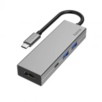 Hama USB-C Multiport, 4 Ports, + HDMI 