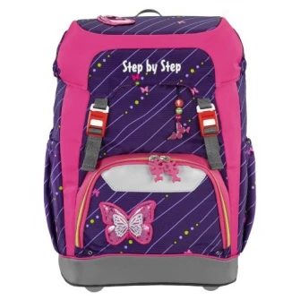 Rucsac scolar Step by Step Shiny Butterf