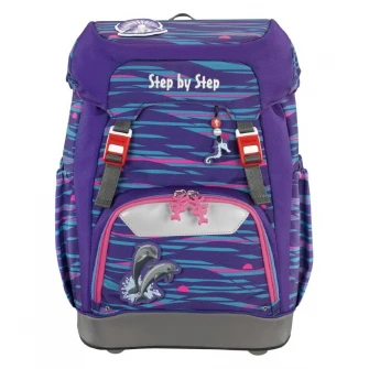 Rucsac scolar Step by Step Shiny Dolphin