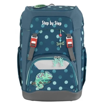 Rucsac scolar Step by Step Tropical Chameleon Set