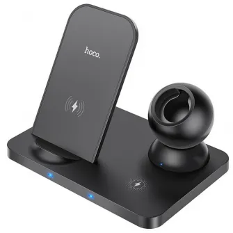 Incarcator Hoco CW33 Ultra 3 in 1 Black