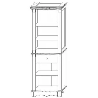 Vitrina КМК Баккара 2Д1Я D Nuc Eco (0441.8)