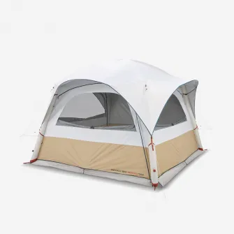 Decathlon Adapost living cu structura gonflabila Camping Base Air Seconds Fresh 8 Persoane, Marime unica