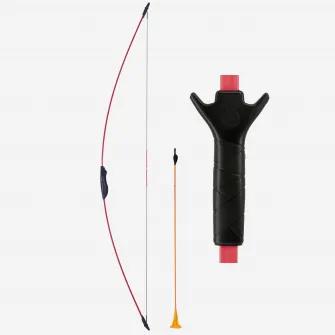 Decathlon Arc Tir cu Arcul Discovery Rosu Copii, Marime unica