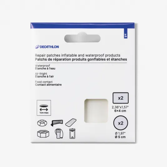 Decathlon Autocolante de reparare produse gonflabile si/sau etanse, transparente, Marime unica