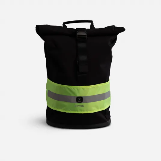 Decathlon Banda vizibilitate rucsac ciclism vizibilitate zi/noapte Galben Fluo, universala