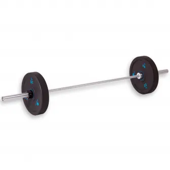 Decathlon Bara haltere 20 kg, manson 50 mm, priza de 28 mm, 200cm