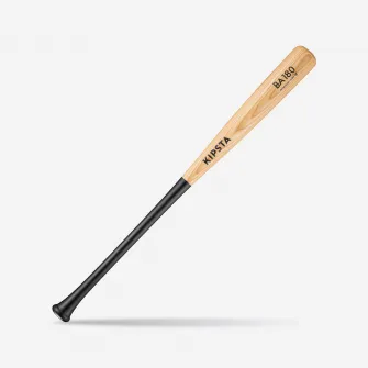 Decathlon Bata Baseball BA180 din lemn 30'' sau 33'' Negru, 33''