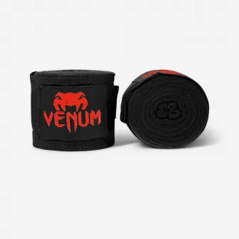 Decathlon Benzi pentru Box Venum Negru/Rosu, Marime unica