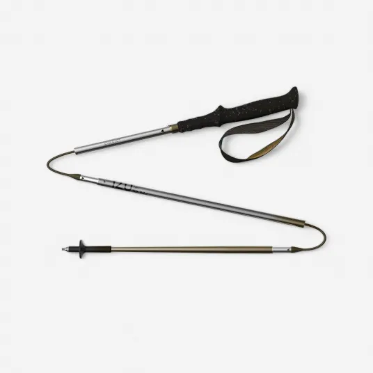 Decathlon Bete Pliabile din aluminiu reciclat KIPRUN 500 Alergare TRAIL Running 3 segmente, 110cm
