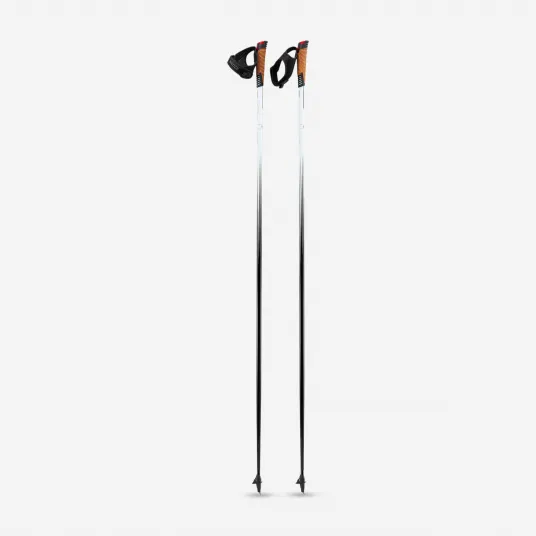 Decathlon Bete schi pe role 550 Alb si negru, 155cm