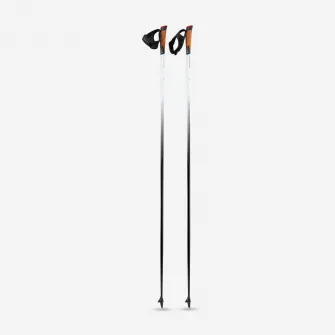 Decathlon Bete schi pe role 550 Alb si negru, 170cm