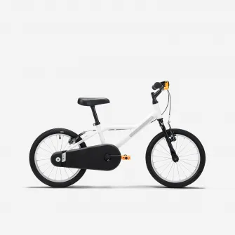 Decathlon Bicicleta 16 inch 4-6 ani DISCOVER 100 Alb Copii, Marime unica