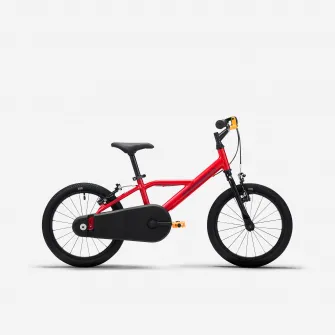 Decathlon Bicicleta 16 inch 4-6 ani DISCOVER 500 Rosu Copii, Marime unica