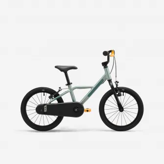 Decathlon Bicicleta 16 inch 4-6 ani DISCOVER 900 Verde Copii, Marime unica