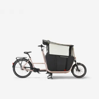 Decathlon Bicicleta cargo electrica Family F900E maro, Marime unica