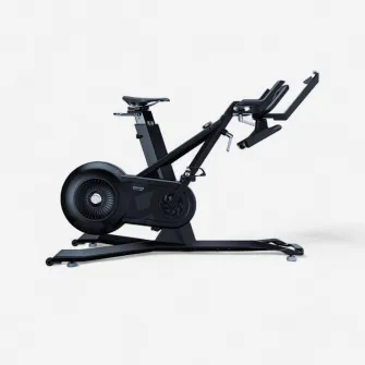 Decathlon Bicicleta Challenge Bike silentioasa, fluida, performanta,1500W, conexiune Zwift, Marime unica