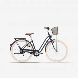 Decathlon Bicicleta de oras 520 cadru jos Albastru inchis, S/M