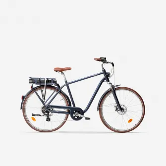 Decathlon Bicicleta de oras electrica Elops 900E cadru inalt bleumarin, S/M