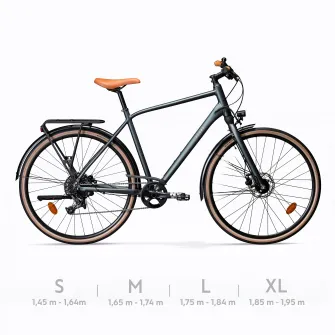 Decathlon Bicicleta de oras Elops 900 cadru inalt verde, XL