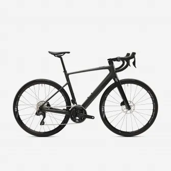 Decathlon Bicicleta de sosea electrica E-EDR CF Shimano 105 DI2 carbon verde, L