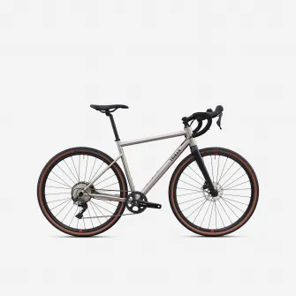 Decathlon BICICLETA GRAVEL TRIBAN GRVL 900 Cadru titan Barbati, XL