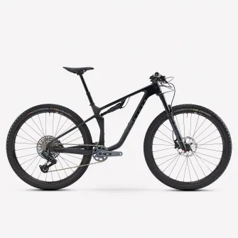 Decathlon Bicicleta MTB cu suspensie integrala XC cadru carbon RACE 940 S Negru, XL / 185-200cm