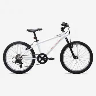 Decathlon Bicicleta MTB Explore 120 20'' alb copii 120-135 cm, 20''