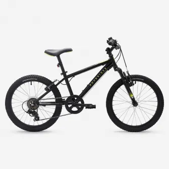 Decathlon Bicicleta MTB Rockrider Explore 500 20'' negru copii 120-135 cm, 20''