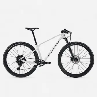 Decathlon Bicicleta MTB semi-rigida XC cadru carbon RACE 900 Alb, M / 165-174cm