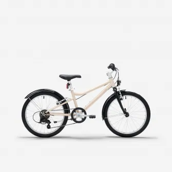 Decathlon Bicicleta polivalenta 20'' 6-9 ani Riverside 500 Bej Copii, 20''