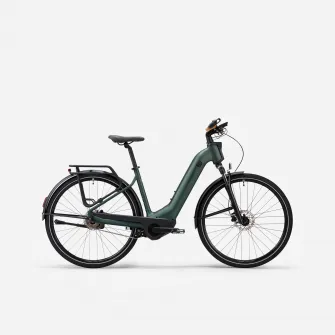 Decathlon Bicicleta polivalenta electrica cu motor automat Owuru cadru jos E-ACTV 900 Gri, L