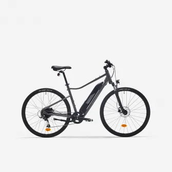 Decathlon Bicicleta polivalenta electrica Riverside 520E cadru inalt gri, S