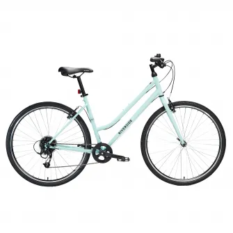 Decathlon Bicicleta polivalenta Riverside 120 verde, L