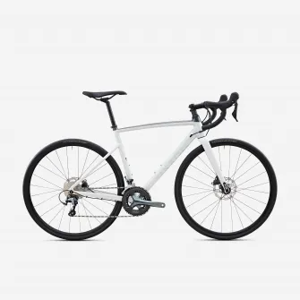 Decathlon Bicicleta sosea Endurance Shimano Tiagra 2x10V, NCR AF Alb, S