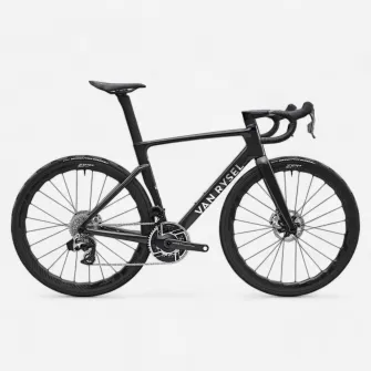 Decathlon Bicicleta sosea RCR PRO SRAM RED AXS SENZOR PUTERE ZIPP353 NSW Negru stralucitor, S