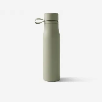 Decathlon Bidon Fitness Cardio Aluminiu 750 ML Kaki, 750ml