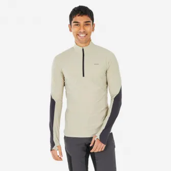 Decathlon Bluza Anti-UV Drumetie la Munte MH500 Gri Barbati, L