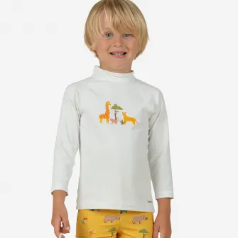 Decathlon Bluza anti-UV Imprimeu SAVANA Bebe, 12 Luni