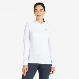 Decathlon Bluza anti-UV Navigatie 500 Alb Plasma Dama, XL