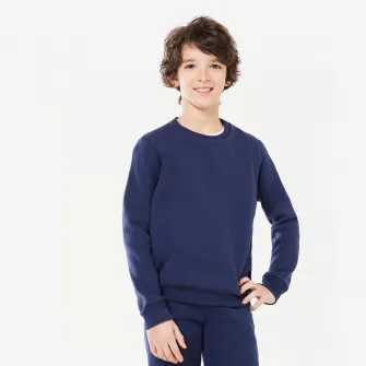 Decathlon Bluza calduroasa Educatie fizica Bleumarin Baieti, 12-13 Ani