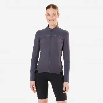 Decathlon Bluza ciclism MTB Cross country Vreme racoroasa Gri Dama, XL