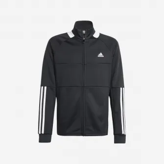 Decathlon Bluza de trening Fotbal ADIDAS SERENO Negru Copii, 12 Ani