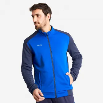 Decathlon Bluza de trening Fotbal Essential Bleumarin-Albastru Barbati, M